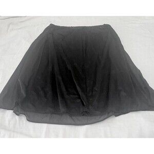 Women's Black A Lined Black Slip With lining.